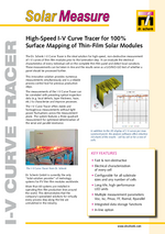 In-line/Off-line I-V Curve Tracer for Thin-Film Solar Modules prior to Lamination
